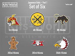 Kitsworld SAV Sticker Set - Japanese Units - Part 1 